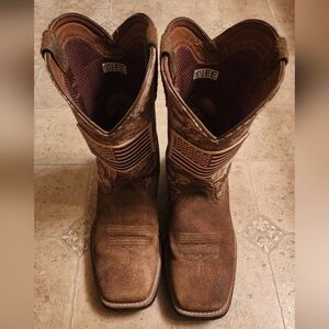 Ariat PATRIOT Brown Cowboy Boots 10.5EE